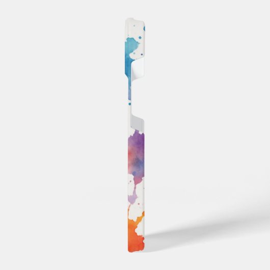 “Bold Splash Art Phone Cover with Striking Trendy iPhoneケース (左側面)