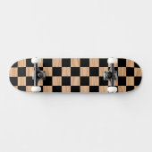 Bold Square Checkers Skateboard Deck Pattern Desig スケートボード (横)