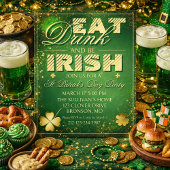 Bold St. Patrick’s Day Invitation 招待状