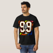 Bold Street Graffiti 99 & Microphone T-Shirt – Ret Tシャツ (正面フル)