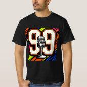 Bold Street Graffiti 99 & Microphone T-Shirt – Ret Tシャツ (正面)
