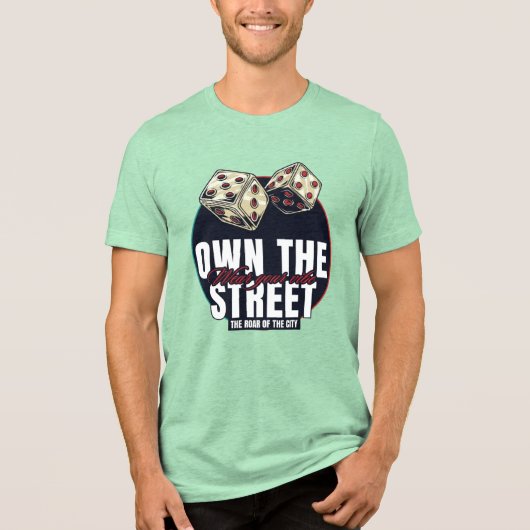 Bold Street Vibe Dice Gambler Urban Unisex Tee トライブレンドＴシャツ (正面)
