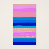 Bold Stripes Arch Clothing Size Price Hang Tag (裏面)