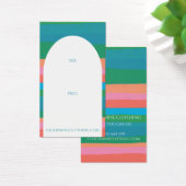 Bold Stripes Arch Clothing Size Price Hang Tag (デスク)