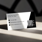 Bold Strong Modern Personal Trainer Fitness Photo 名刺