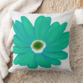 Bold Summer Floral Throw Pillow クッション (ブランケット)