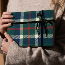 Bold Tartan Plaid Preppy Christmas  ラッピングペーパー