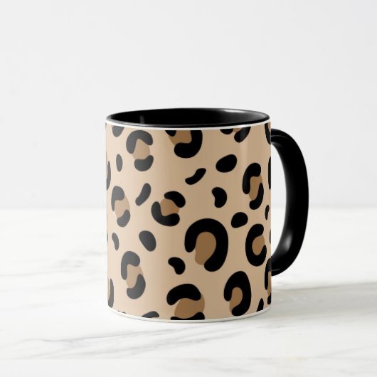 Bold Tiger Stripe Pattern – Animal Print Design マグカップ (正面右)