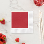 Bold Tomato Red Noise Cocktail Napkin – Customize 縁ありカクテルナプキン (インサイチュ)