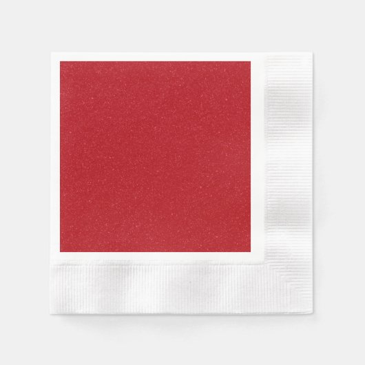 Bold Tomato Red Noise Cocktail Napkin – Customize 縁ありカクテルナプキン (正面)