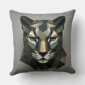 "Bold Triangular Form" Throw Pillow クッション (裏面)