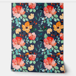Bold Tropical Blossoms – Vibrant Flower Pattern 壁紙
