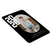 Bold Type Black Graduation Flexible Photo Magnet マグネット (右側)