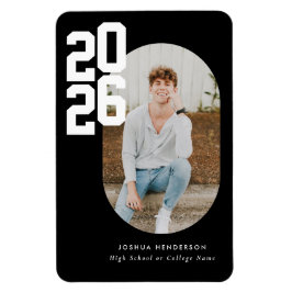 Bold Type Black Graduation Flexible Photo Magnet マグネット