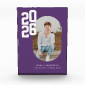 Bold Type Purple Graduation フォトブロック (正面)