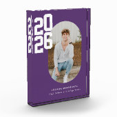 Bold Type Purple Graduation フォトブロック (左)