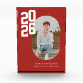 Bold Type Red Graduation フォトブロック (正面)