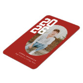 Bold Type Red Graduation Flexible Photo Magnet マグネット (左側)