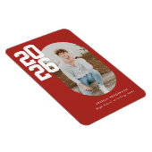Bold Type Red Graduation Flexible Photo Magnet マグネット (右側)
