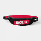 BOLD Typography Fanny Pack ファニーパック (正面)