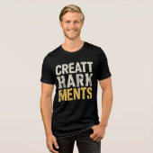 "Bold Typography T-Shirt – Statement Graphic Text トライブレンドTシャツ (正面全面)