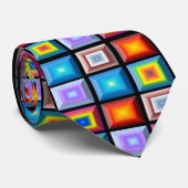 Bold Unusual Contemporary Abstract Geometric ネクタイ (ロール)