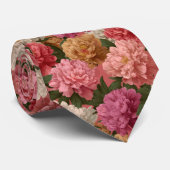 Bold Valentine Gifts For Men Peonies ネクタイ (ロール)