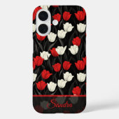 Bold Wedding Gift Tulip Flower Name Case-Mate iPhoneケース (裏面)