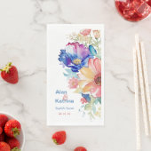 Bold Wildflower Long Dinner Napkin | Boho Floral (インサイチュ)