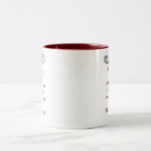 Bold Woman Mug "Oh Crap She Is Up" ツートーンマグカップ (中央)