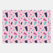 Bold Wrapping Paper Set of 3 Sheets ラッピングペーパーシート (正面3)