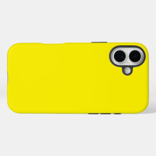 Bold Yellow Phone Case – Vibrant & Stylish Protect Case-Mate iPhoneケース (裏面 (横))
