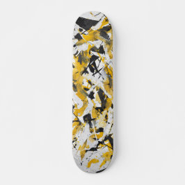 Bold Yellow Urban Camo Skateboard スケートボード