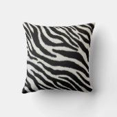 Bold Zebra Stripes Pillow クッション (裏面)