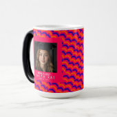 Bold Zigzag Pattern Graduating Class モーフィングマグカップ (正面左)
