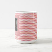 Bold Zigzag Print Grandson Graduation モーフィングマグカップ (中央)