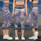 Bolder Stone & Flowers 821 カプリレギンス