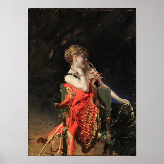 Boldini - マダム X 1879 ポスター (正面)