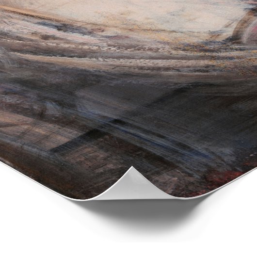 Boldini – 手袋をした女性 ポスター (角)