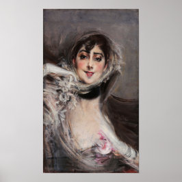 Boldini – 手袋をした女性 ポスター