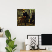 Boldini – 画家アレッサンドロポートレート... ポスター (ホームオフィス)