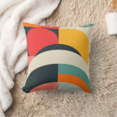 Boldly-colored geometric shapes  クッション (ブランケット)