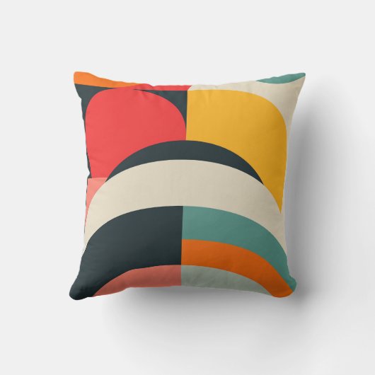 Boldly-colored geometric shapes  クッション (裏面)