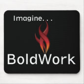 BoldWorkはMousePad.を想像します マウスパッド (正面)