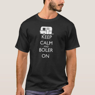BolerのTシャツ(平静およびBolerを保って下さい) Tシャツ