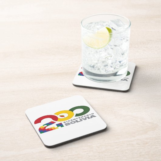 Bolivia bicentenario 200 años  コースター (右側)