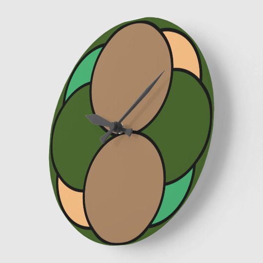 Bollen, cirkel ラージ壁時計 (傾斜)