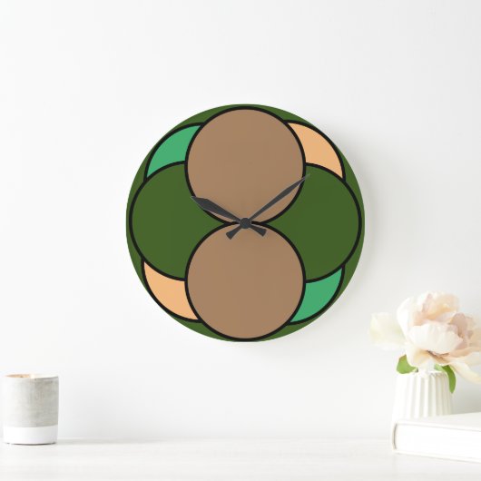 Bollen, cirkel ラージ壁時計 (ホーム)