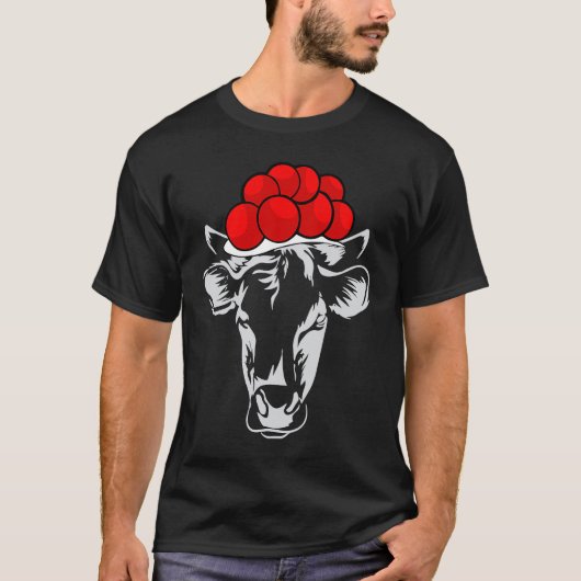 Bollenhut Cow Home Black Forest Beef Tシャツ (正面)