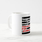 Böller statt Brot ! コーヒーマグカップ (正面左)
